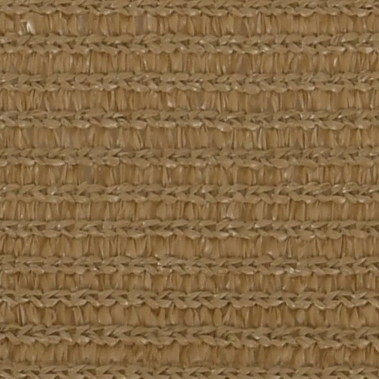 Vidaxl Zonnezeil 160 g m² 3,6x3,6 m HDPE Taupe