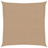 Vidaxl Zonnezeil 160 g m² 5x5 m hdpe taupe