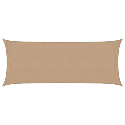 Vidaxl Zonnezeil 160 g m² 2x5 m HDPE Taupe
