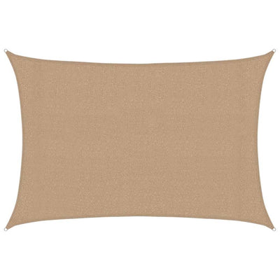 Vidaxl Zonnezeil 160 g m² 3x4 m hdpe taupe