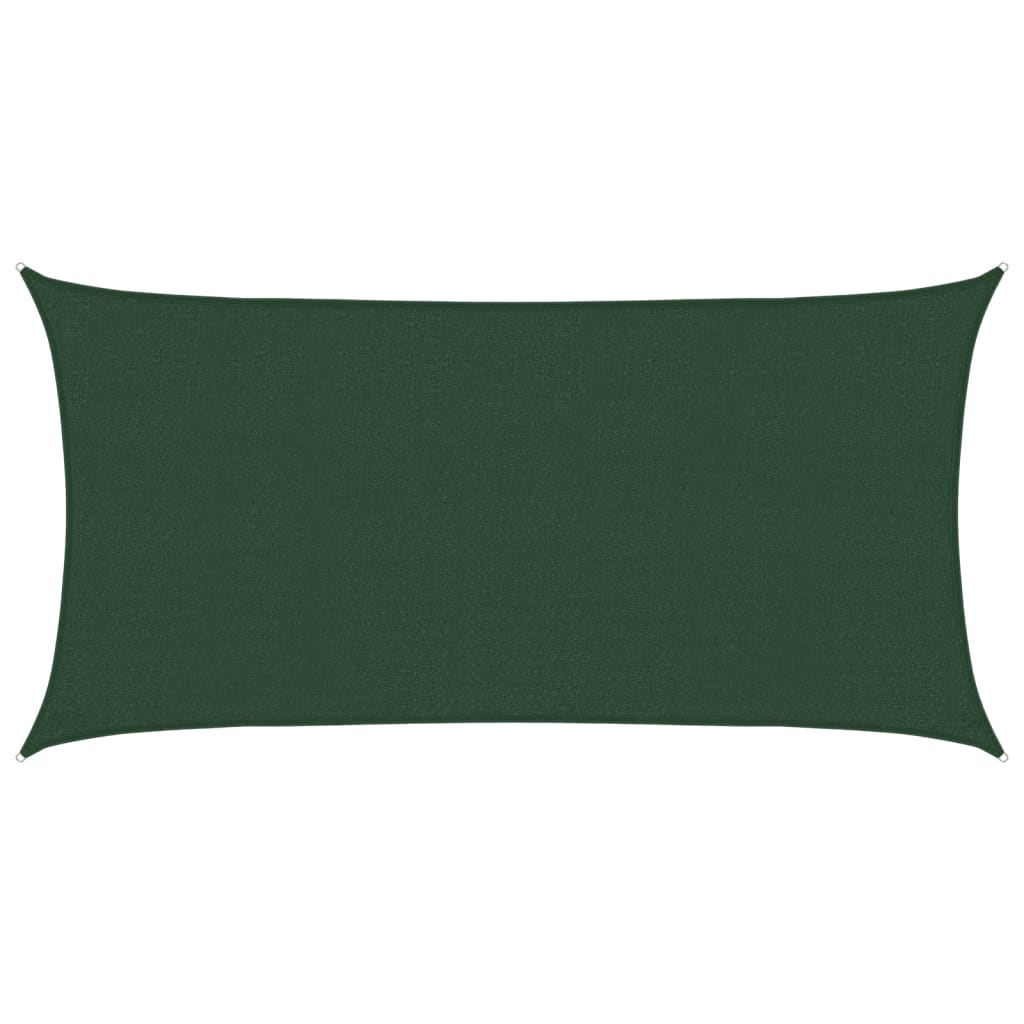 Vidaxx voile d'ombrage 160 g m² 2x3,5 m HDPE vert foncé