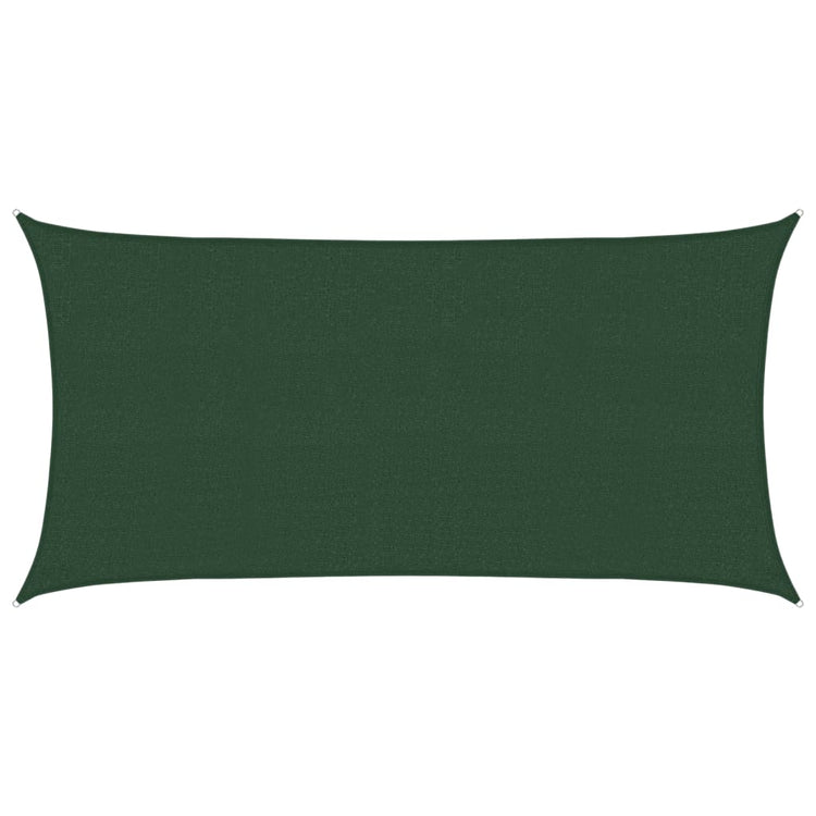 Vidaxx voile d'ombrage 160 g m² 2x3,5 m HDPE vert foncé
