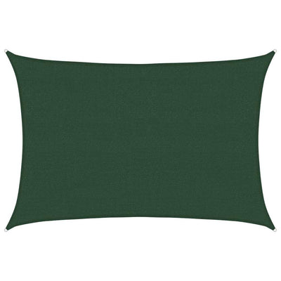 Vidaxl Zonnezeil 160 g m² 4x5 m HDPE vert foncé