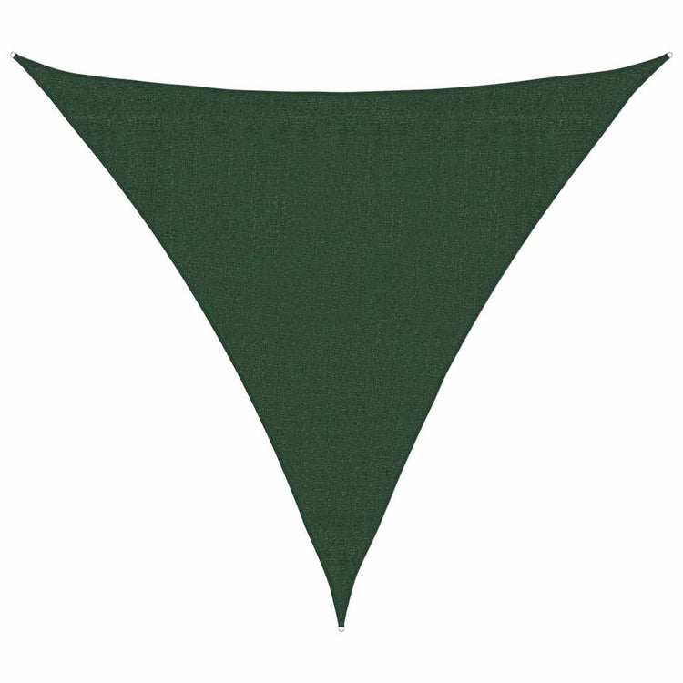 Vidaxl Zonnezeil 160 g m² 3,6x3,6x3,6 m en vert foncé HDPE