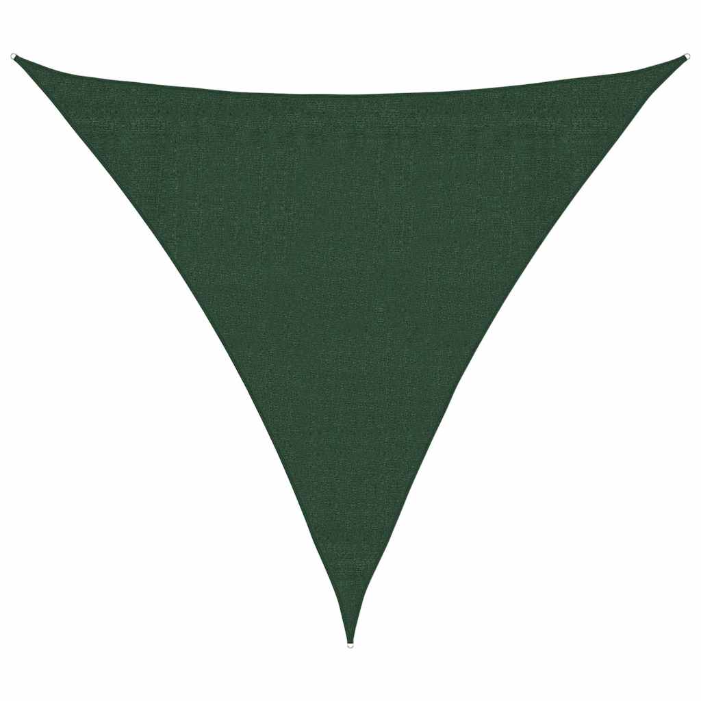 Vidaxl Zonnezeil 160 g m² 3,6x3,6x3,6 m en vert foncé HDPE