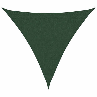 Vidaxl Zonnezeil 160 g m² 3,6x3,6x3,6 m en vert foncé HDPE