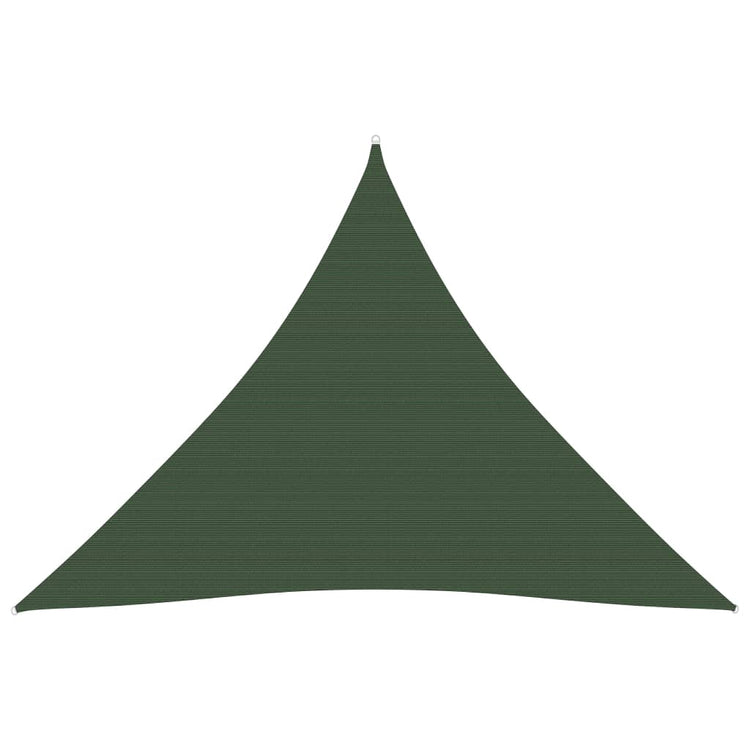 Vidaxl Zonnezeil 160 g m² 5x5x5 m HDPE vert foncé