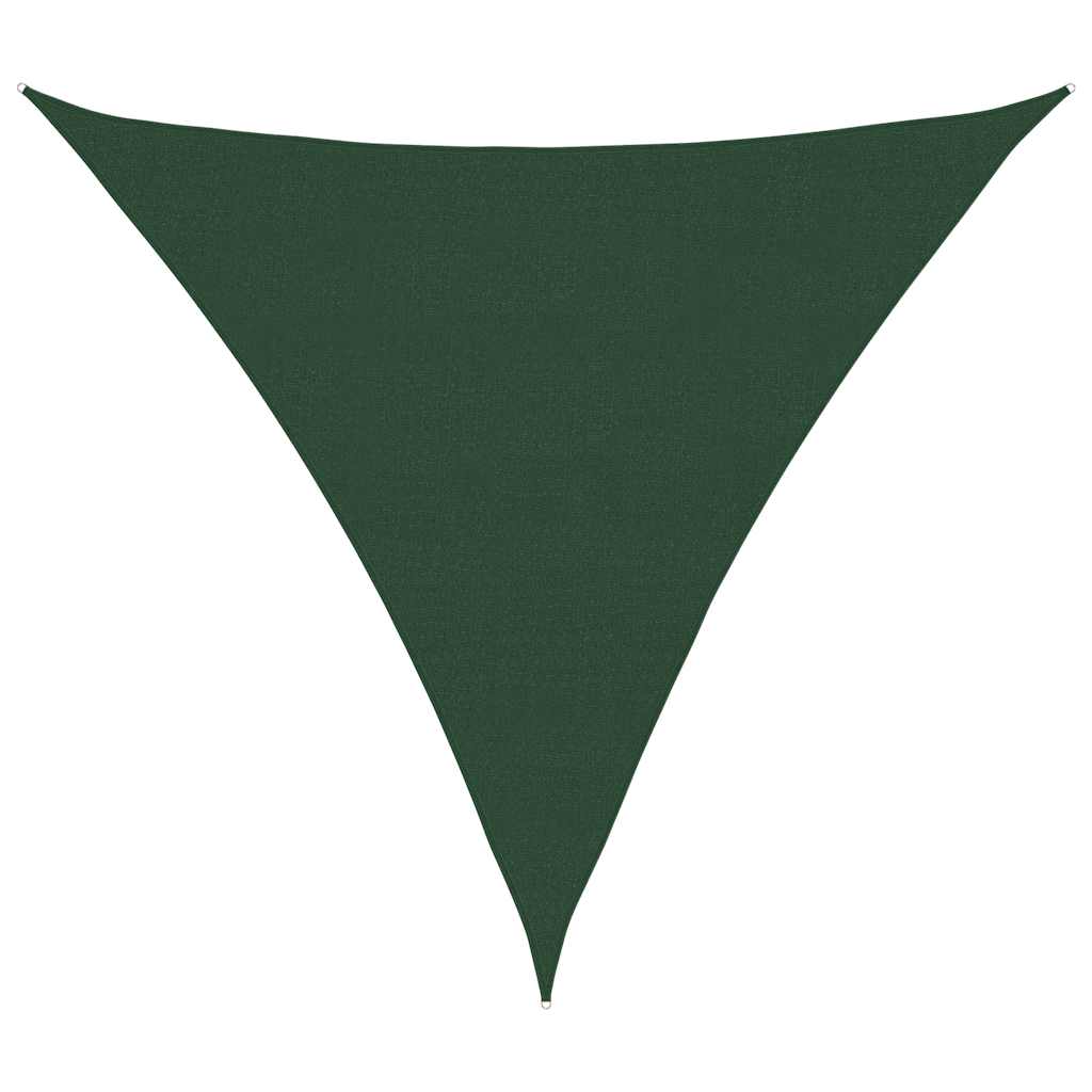 Vidaxx voile d'ombrage triangulaire 160 g m² 6x6x6 m HDPE vert foncé