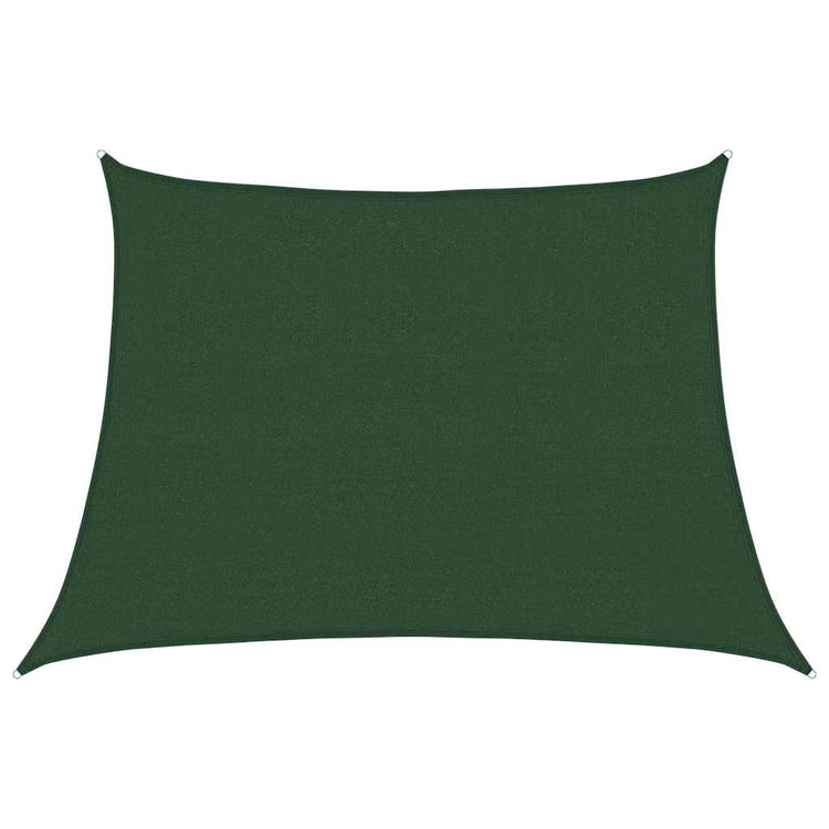 VidaXL voile d'ombrage trapèze 160 g m² 4 5x3 m HDPE vert foncé