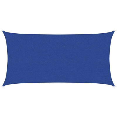 Vidaxl Zonnezeil rectangulaire 160 g m² 2,5x5 m en bleu HDPE