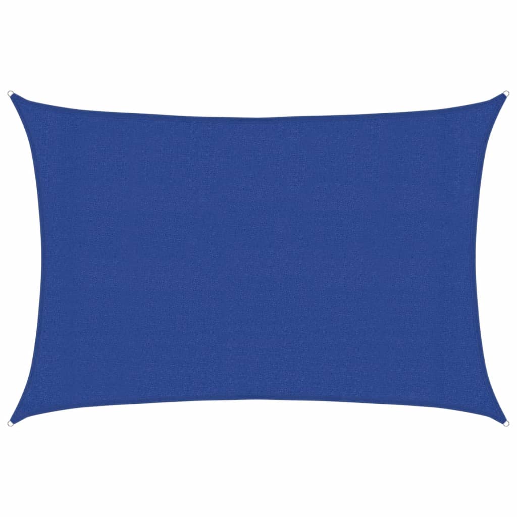 Vidaxl Zonnezeil 160 g m² rectangulaire 3x4 m bleu HDPE