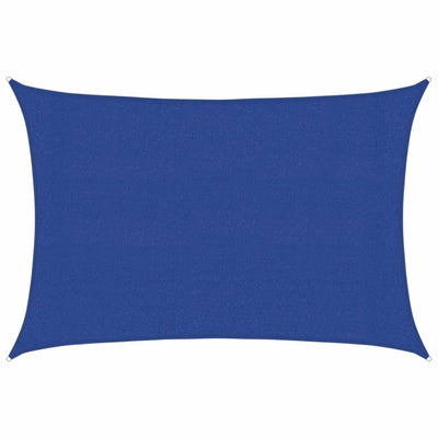 Vidaxl Zonnezeil 160 g m² rectangulaire 3x4 m bleu HDPE
