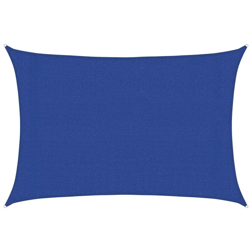 Vidaxl Zonnezeil 160 g m² rectangulaire 3x4 m bleu HDPE