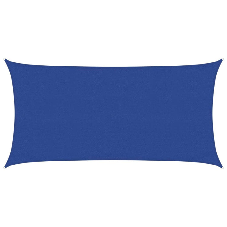 Vidaxl Zonnezeil 160 g m² rectangulaire 3x6 m bleu HDPE