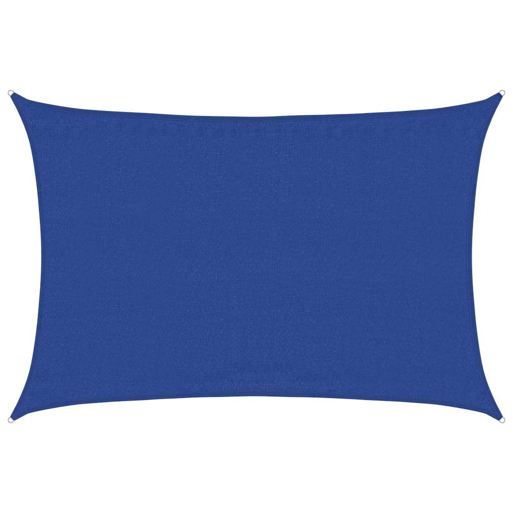 Vidaxl Zonnezeil 160 g m² rectangulaire 3,5x4,5 m bleu HDPE