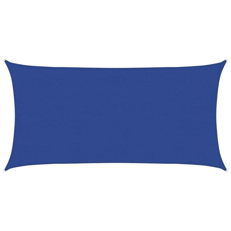 Vidaxl Zonnezeil 160 g m² rectangulaire 4x7 m bleu HDPE