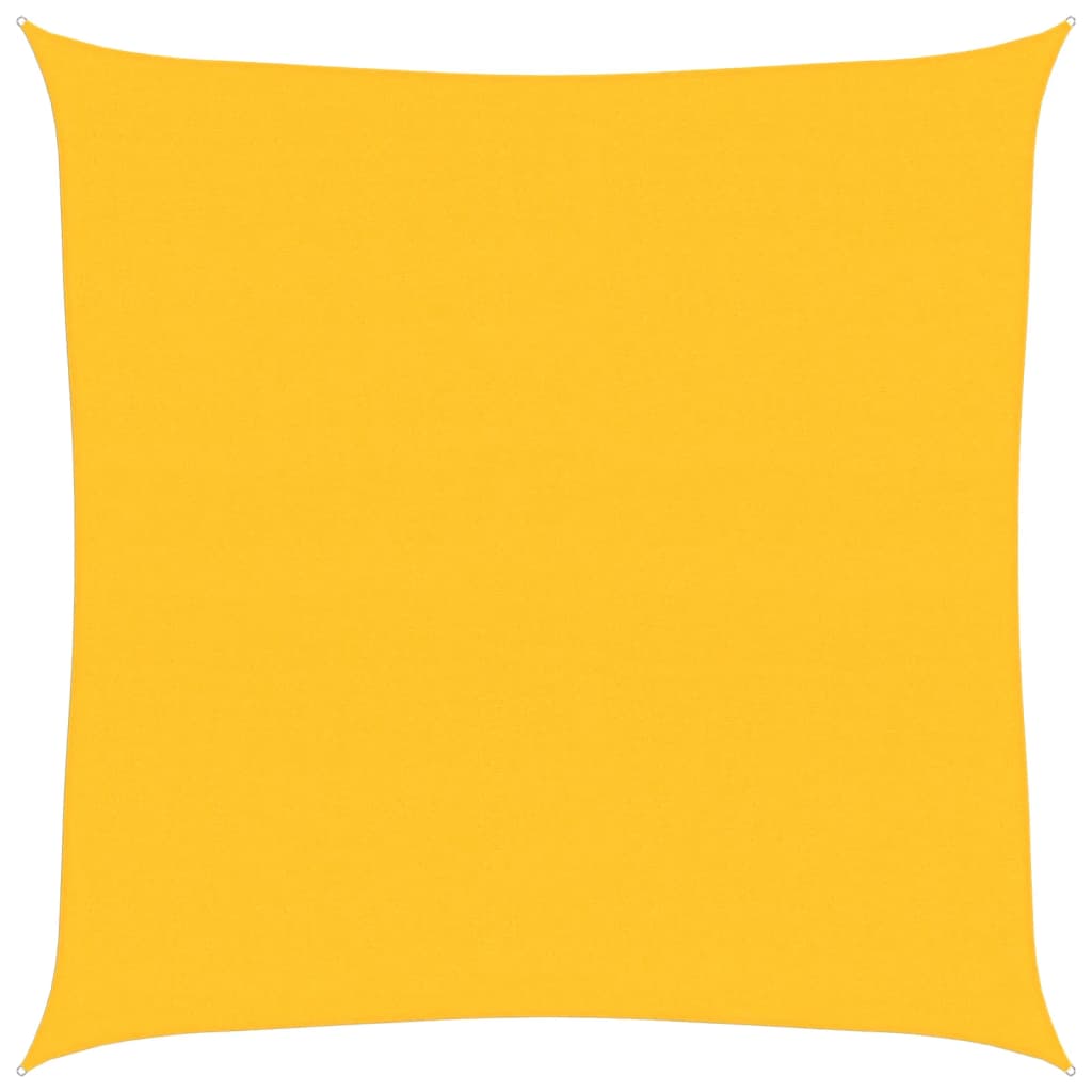 Vidaxx voile d'ombrage 160 g m² carré 6x6 m HDPE jaune