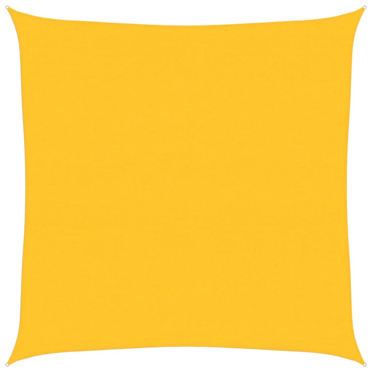 Vidaxx voile d'ombrage 160 g m² carré 6x6 m HDPE jaune