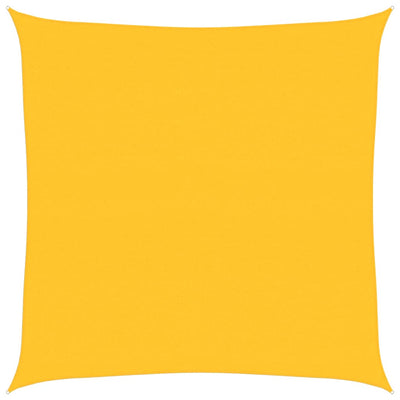Vidaxl zonnezeil 160 g m² vierkant 7x7 m hdpe jaune