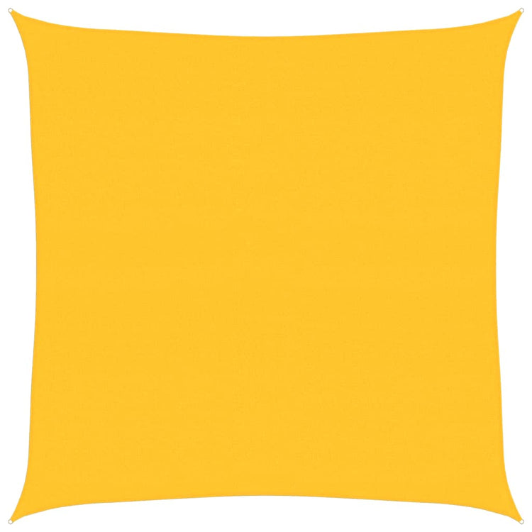 Vidaxl zonnezeil 160 g m² vierkant 7x7 m hdpe jaune
