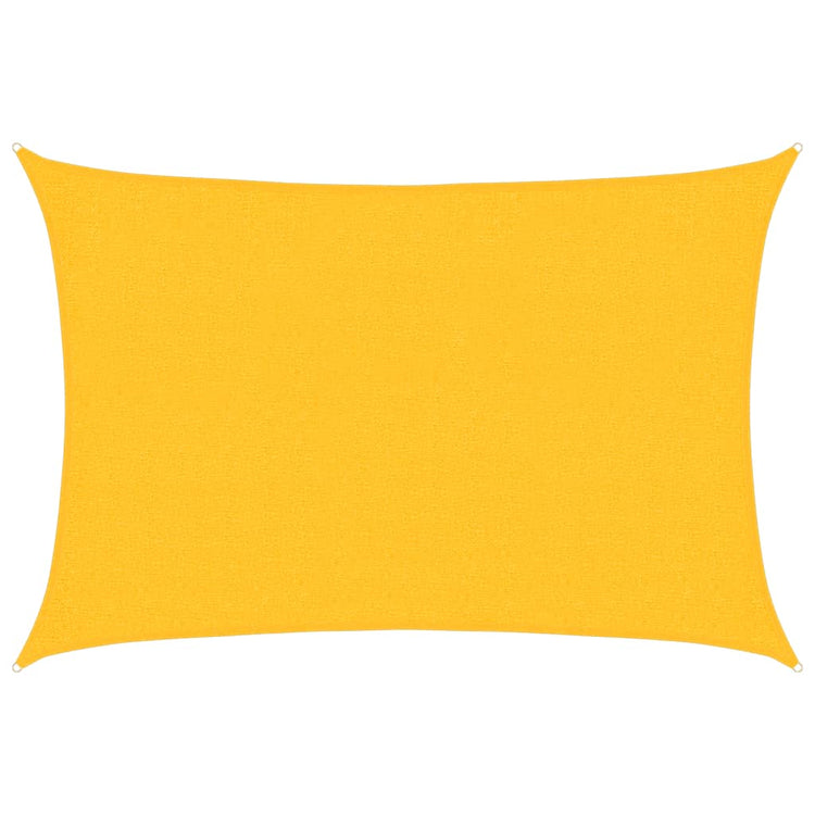 Vidaxl Zonnezeil 160 g m² rectangulaire 2x2,5 m jaune HDPE