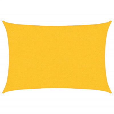 Vidaxl Zonnezeil 160 g m² rectangulaire 2x3 m jaune HDPE