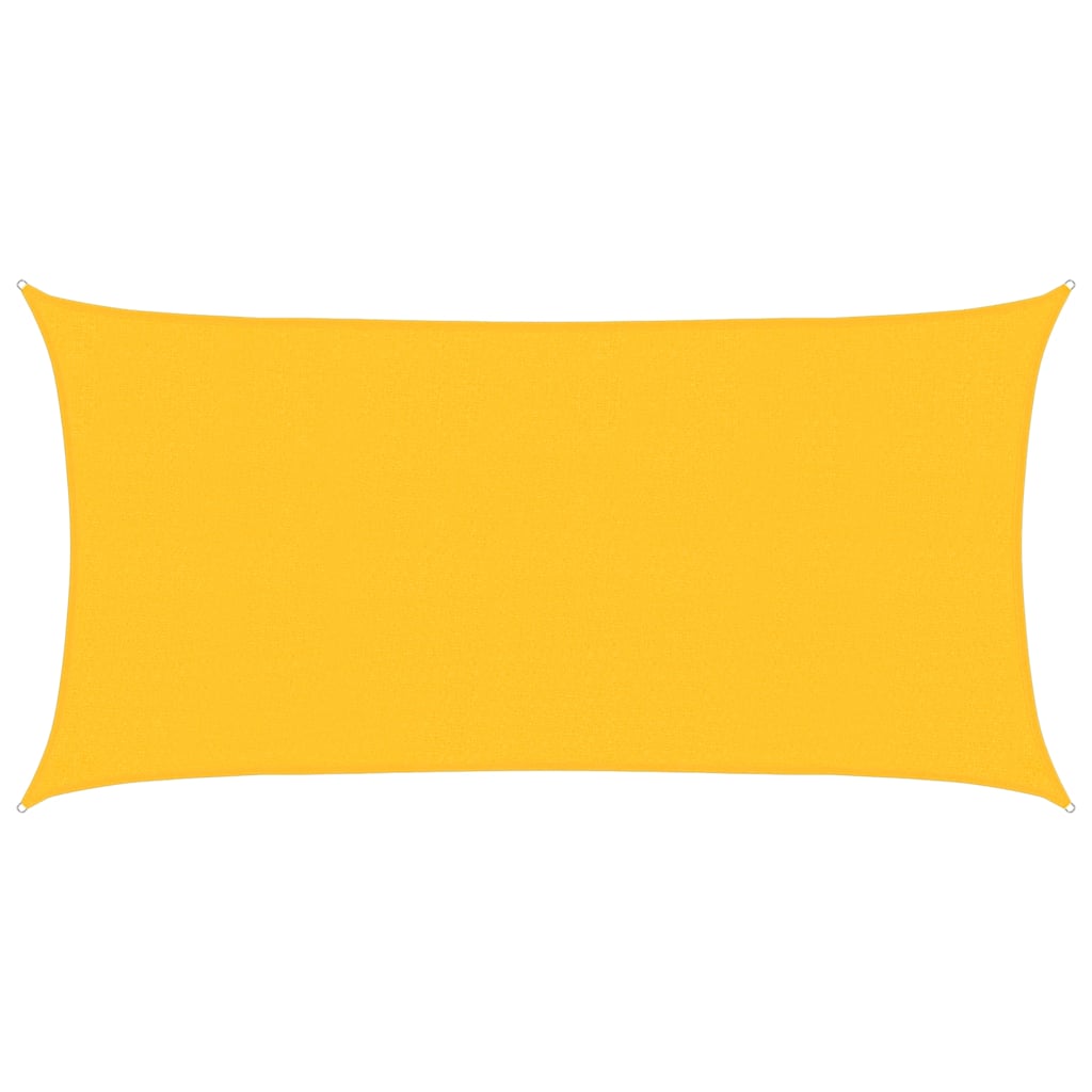 Vidaxl zonnezil 160 g m² rectangulaire 2x3,5 m jaune HDPE
