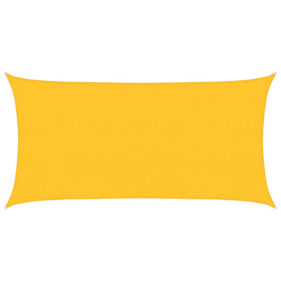 Vidaxl zonnezil 160 g m² rectangulaire 2x3,5 m jaune HDPE