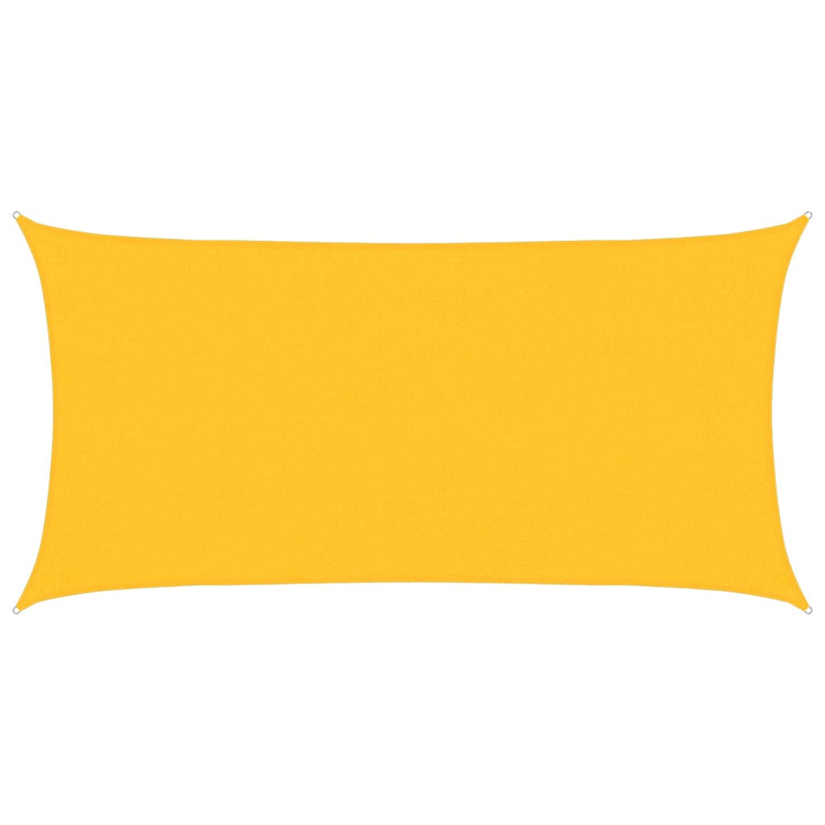Vidaxl zonnezil 160 g m² rectangulaire 2x3,5 m jaune HDPE