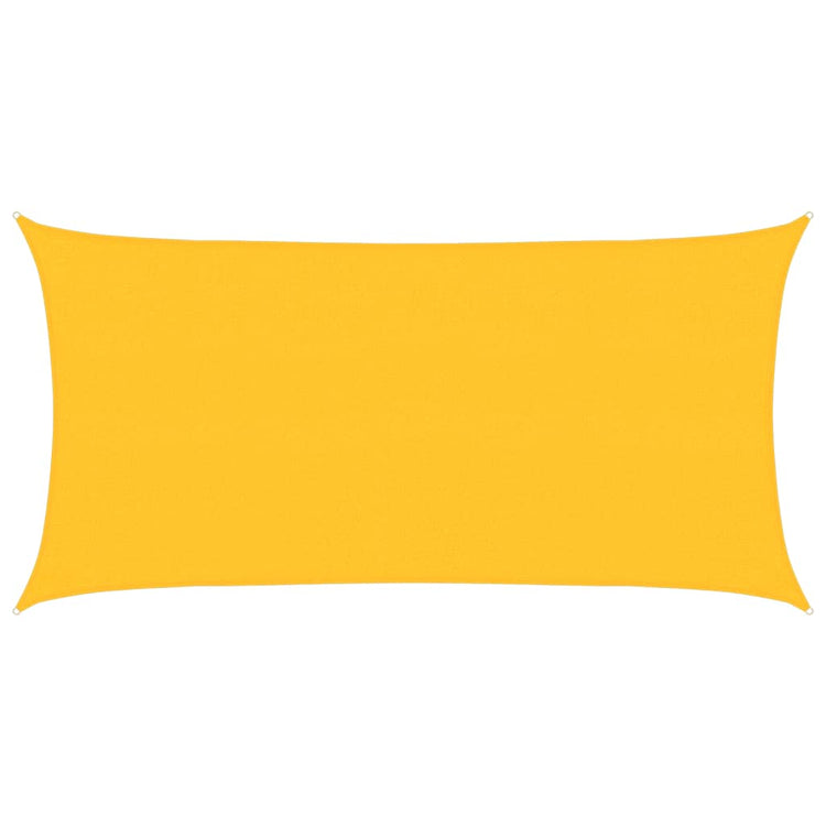 Vidaxl voile d'ombrage 160 g m² 2x4 m HDPE jaune