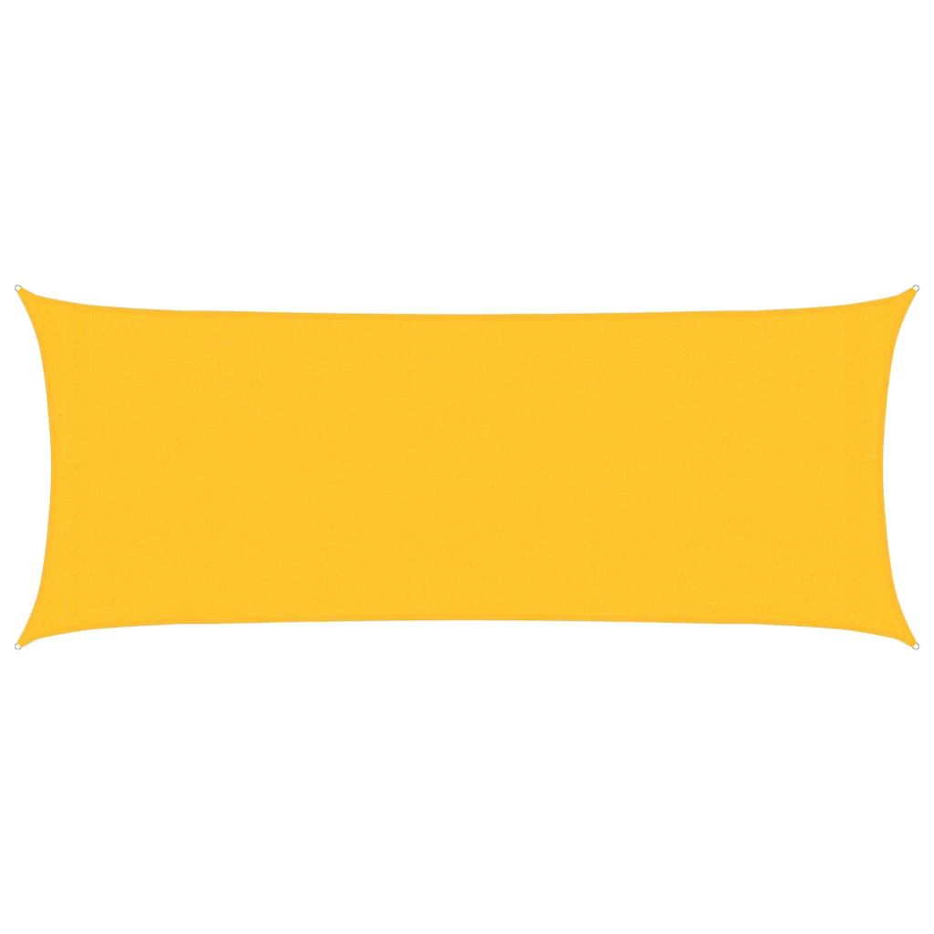 Vidaxl voile d'ombrage 160 g m² rectangulaire 2x4,5 m HDPE jaune