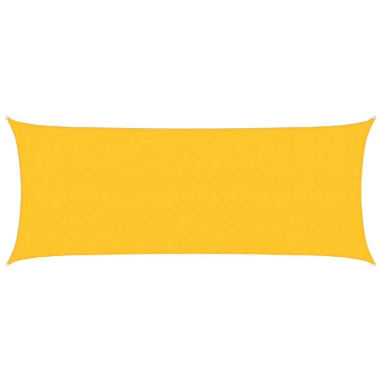 Vidaxl voile d'ombrage 160 g m² rectangulaire 2x4,5 m HDPE jaune