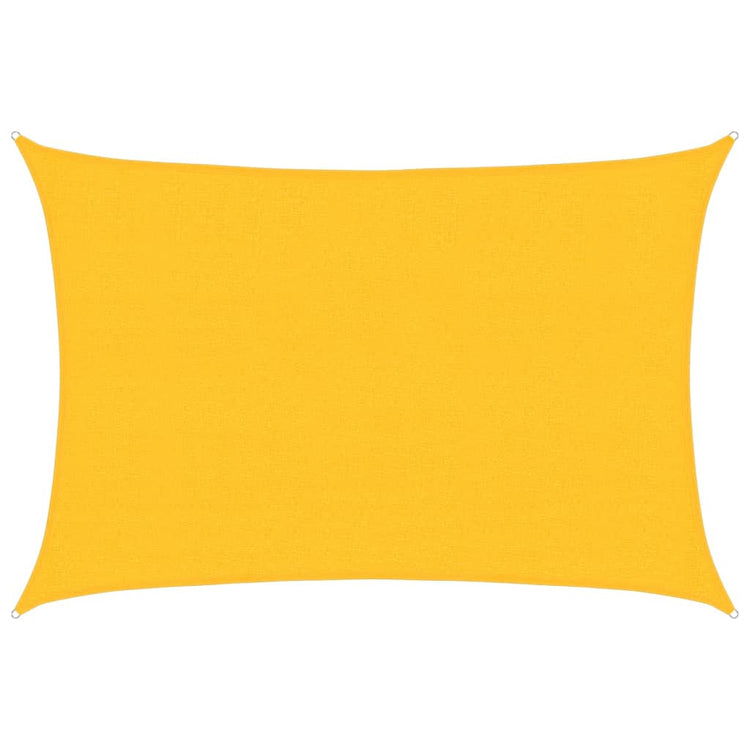 Vidaxl zonnezil 160 g m² 2,5x3,5 m jaune HDPE