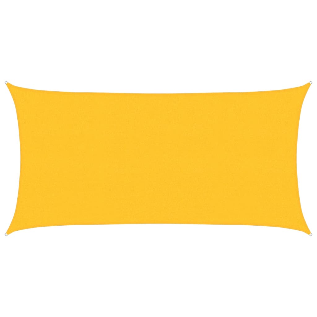 Vidaxl Zonnezeil 160 g m² 2,5x4,5 m jaune HDPE