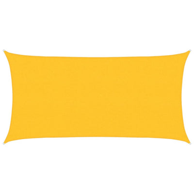 Vidaxl Zonnezeil 160 g m² 2,5x4,5 m jaune HDPE
