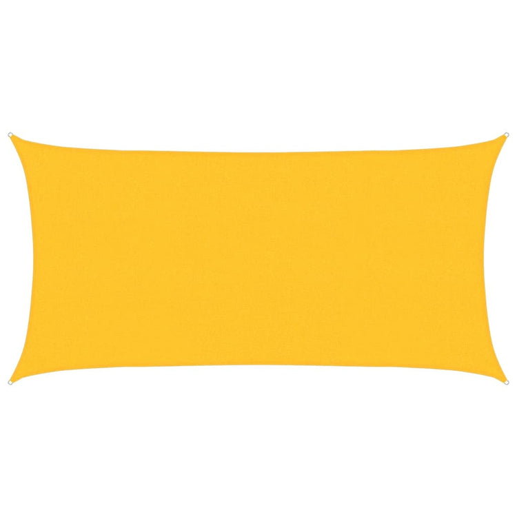 Vidaxl Zonnezeil 160 g m² 2,5x4,5 m jaune HDPE