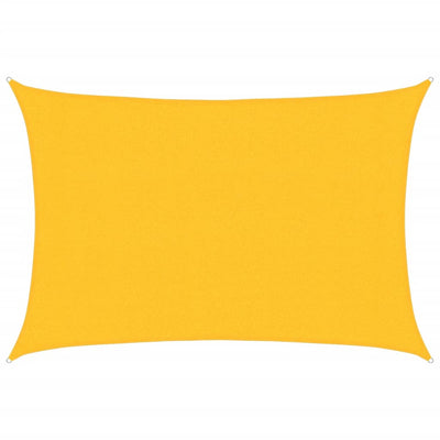 Vidaxl Zonnezeil 160 g m² 3x4 m HDPE Jaune