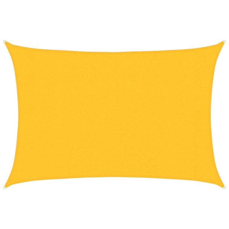 Vidaxl voile d'ombrage 160 g m² 3x4,5 m HDPE jaune