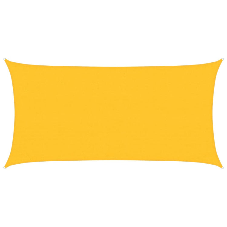 Vidaxl Zonnezeil 160 g m² 3x6 m HDPE Jaune
