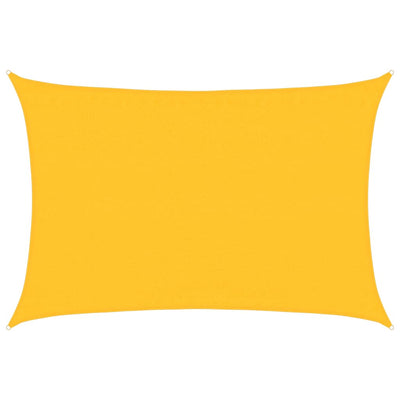 Vidaxl Zonnezeil 160 g m² rectangulaire 3,5x4,5 m jaune HDPE