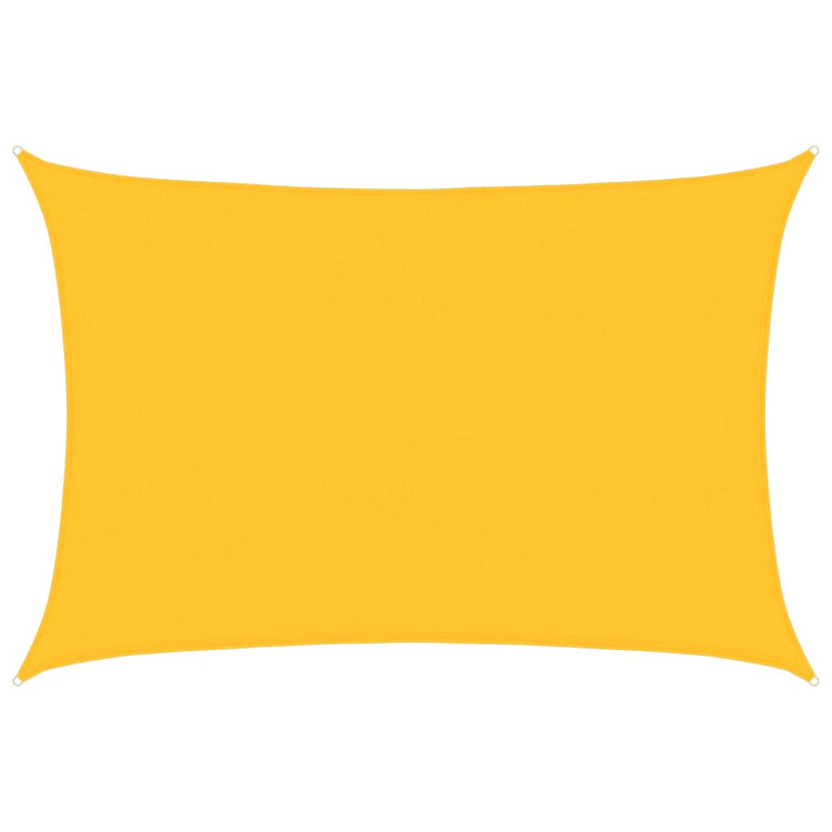 Vidaxl Zonnezeil 160 g m² rectangulaire 4x5 m jaune HDPE