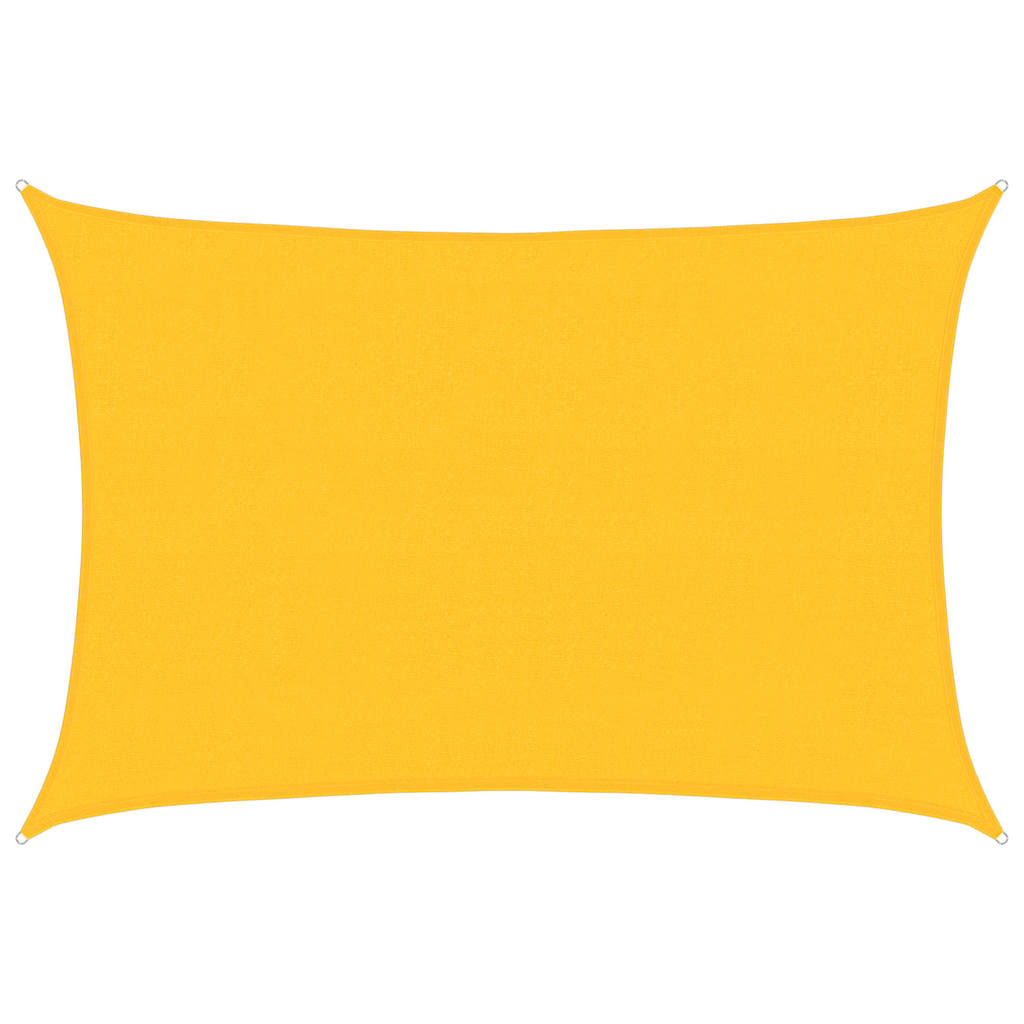 Vidaxl Zonnezeil 160 g m² rectangulaire 4x6 m jaune HDPE
