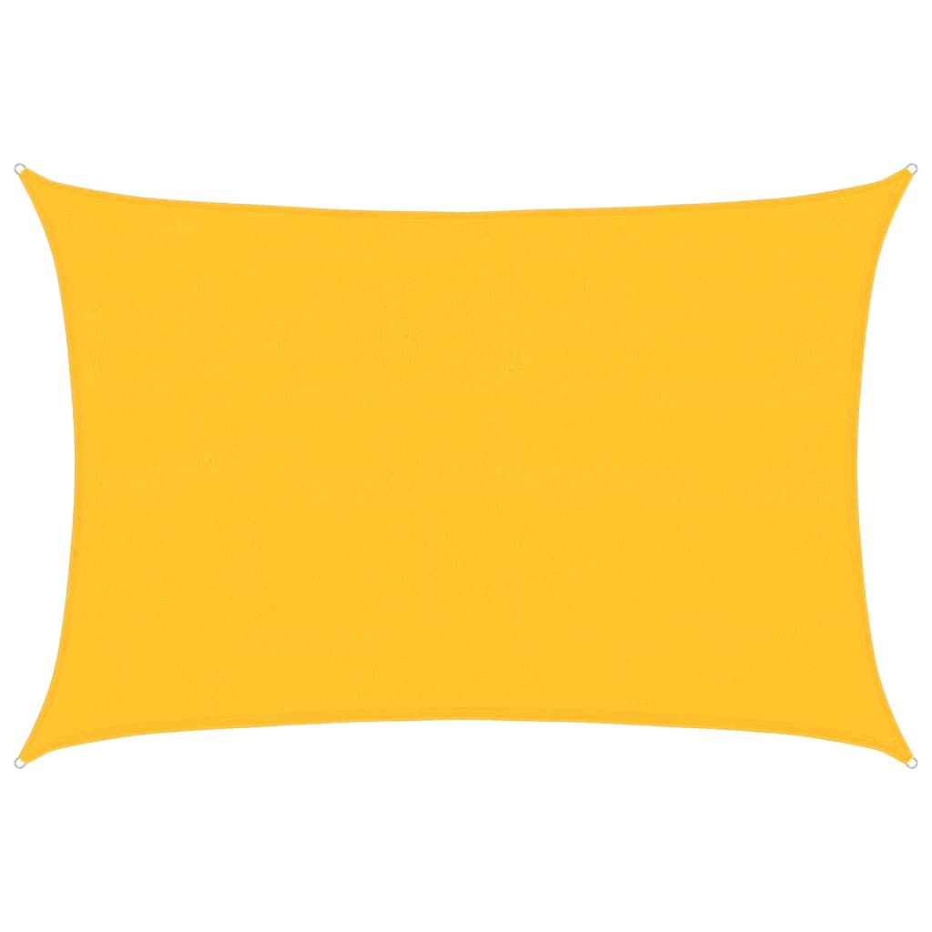 Vidaxl Zonnezeil 160 g m² rectangulaire 4x6 m jaune HDPE
