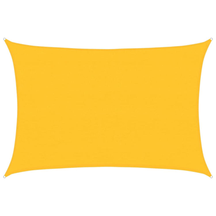 Vidaxl Zonnezeil 160 g m² rectangulaire 4x6 m jaune HDPE