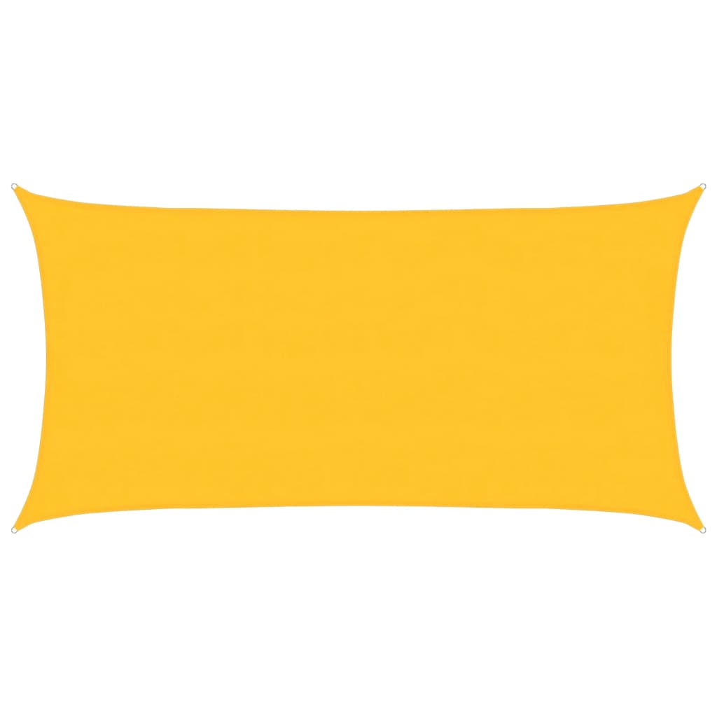 Vidaxl Zonnezeil 160 g m² rectangulaire 4x7 m jaune HDPE