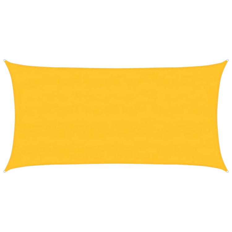 Vidaxl Zonnezeil 160 g m² rectangulaire 4x7 m jaune HDPE