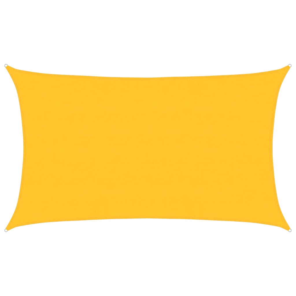 Vidaxx voile d'ombrage 160 g m² rectangulaire 5x8 m HDPE jaune