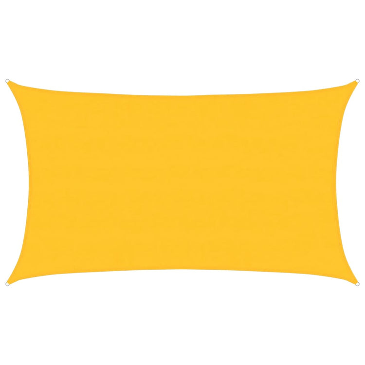 Vidaxx voile d'ombrage 160 g m² rectangulaire 5x8 m HDPE jaune