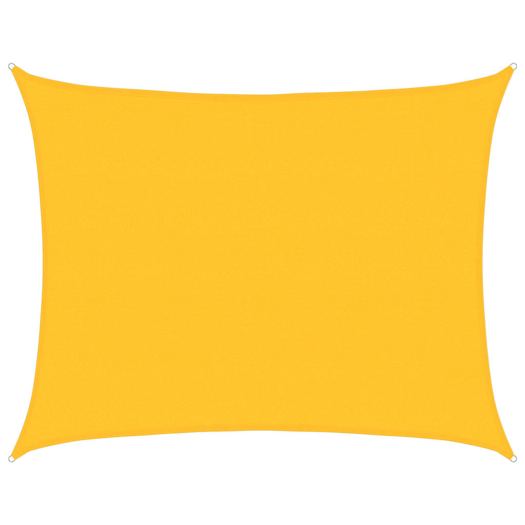 Vidaxl Zonnezeil 160 g m² rectangulaire 6x8 m jaune HDPE