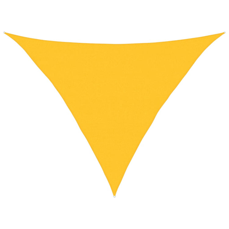 Vidaxx voile d'ombrage 160 g m² triangulaire 5x5x6 m HDPE jaune